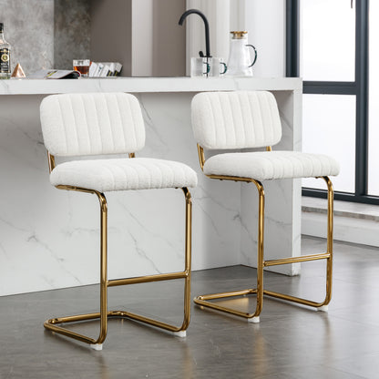 Madison Ivory 27" Bar Stools, Set of 2