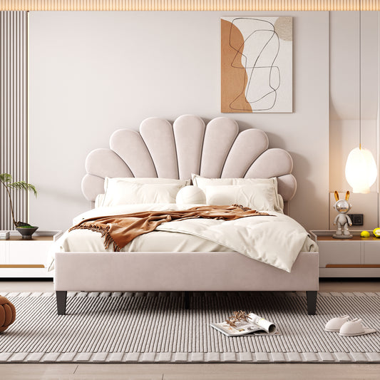 Flower Full Bed (beige)