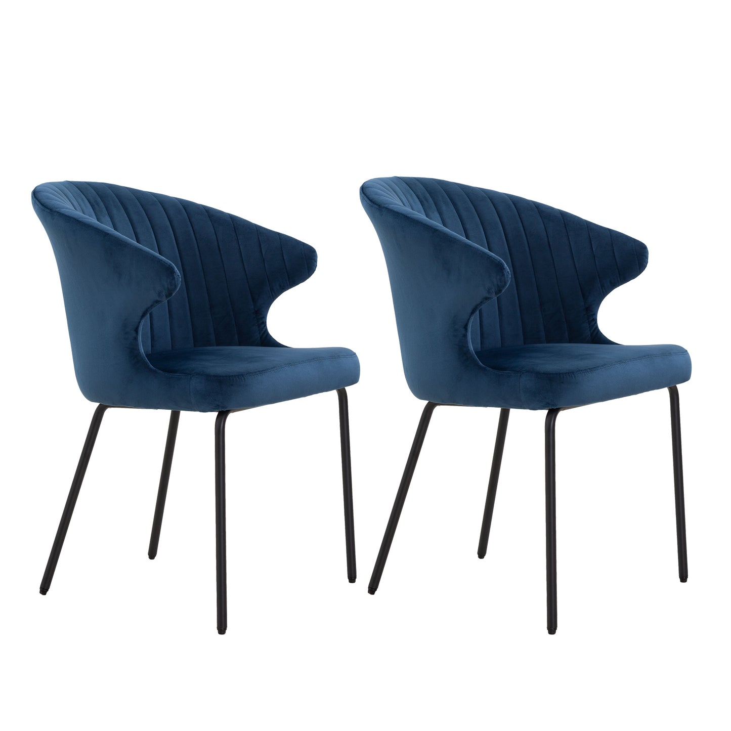 Salem Blue Dining Chairs, Set of 2