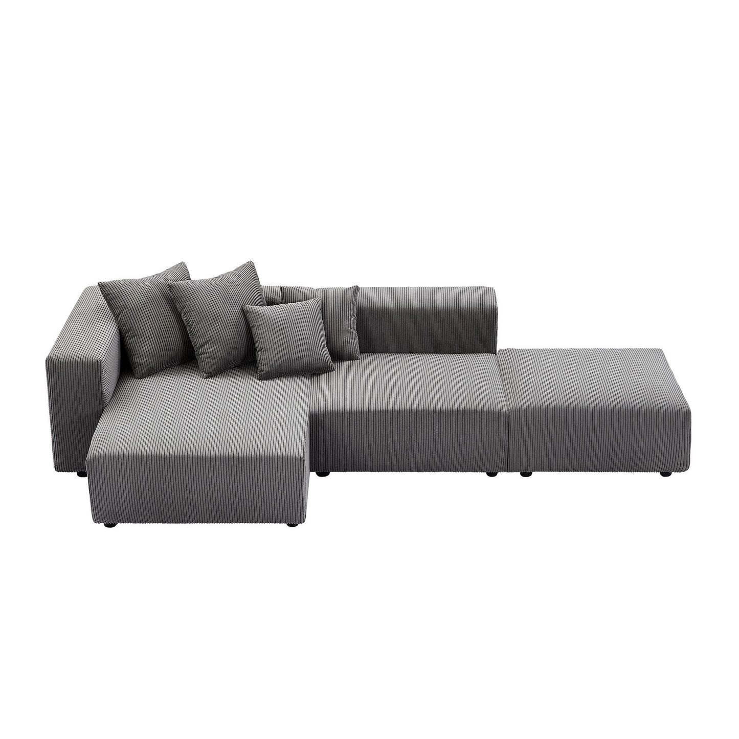 Audrey Corduroy Sectional Sofa