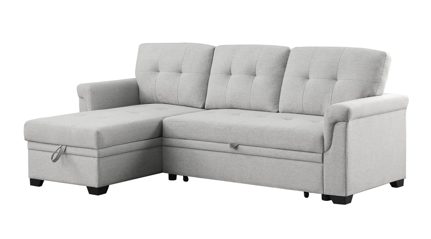 Lucca Linen Sectional Sofa