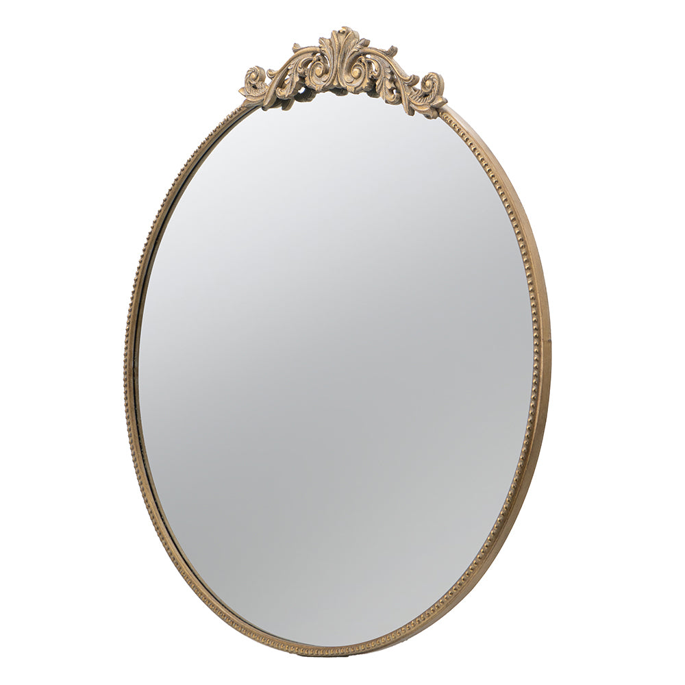 Round Decorative Gold Mirror