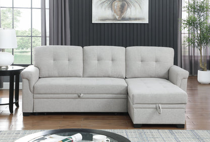 Lucca Linen Sectional Sofa