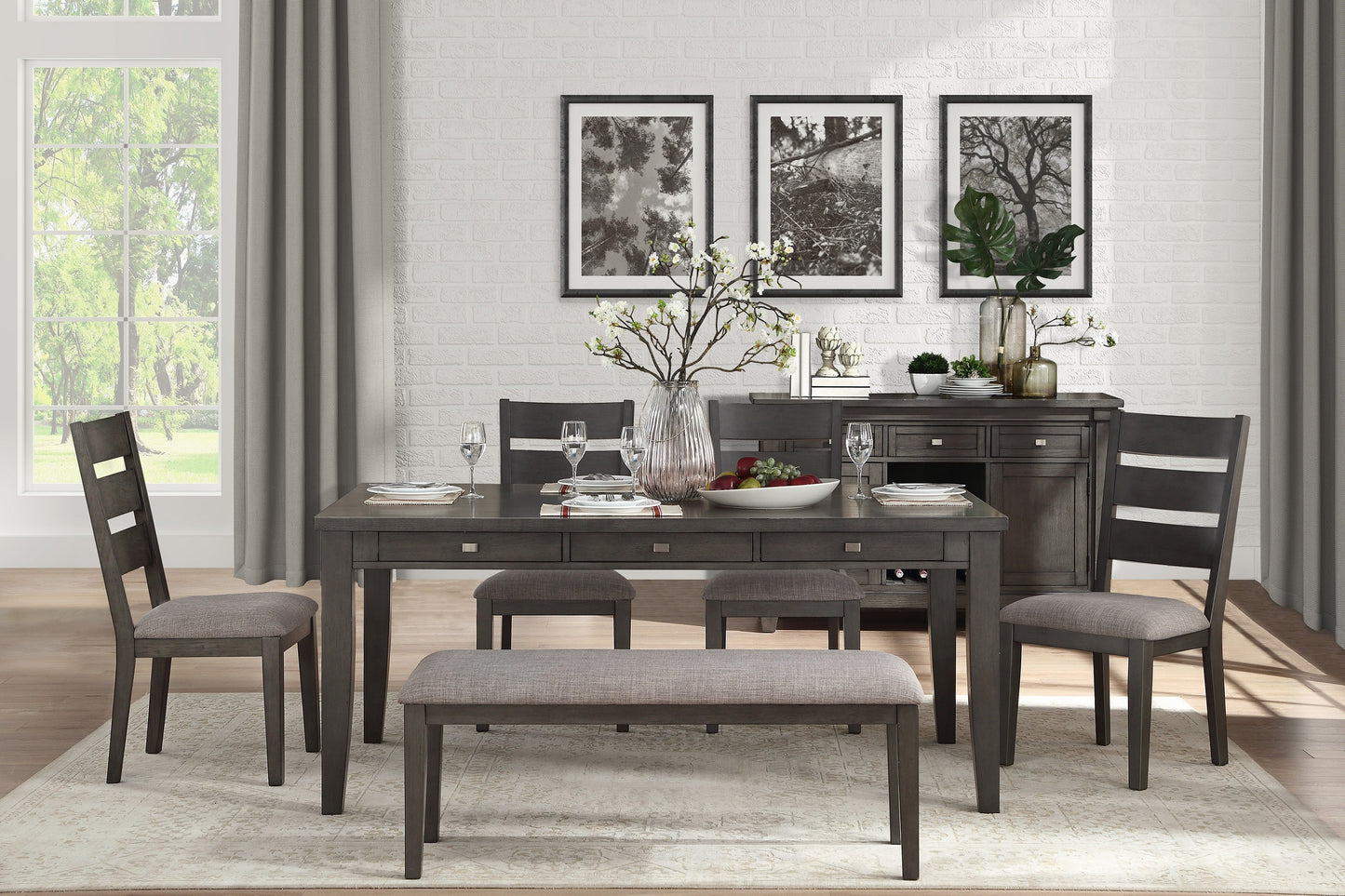 Baresford 6 Piece Dining Table Set