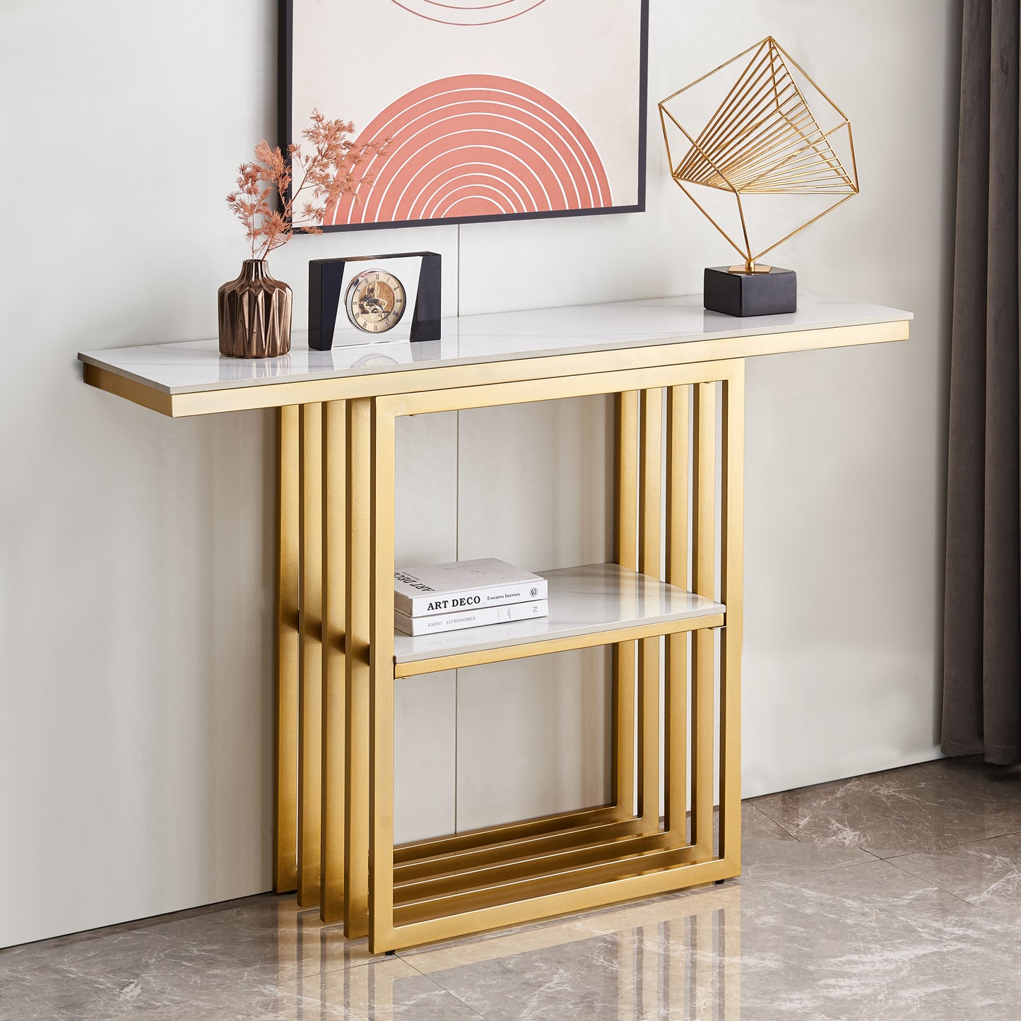 Luella Console Table (gold)