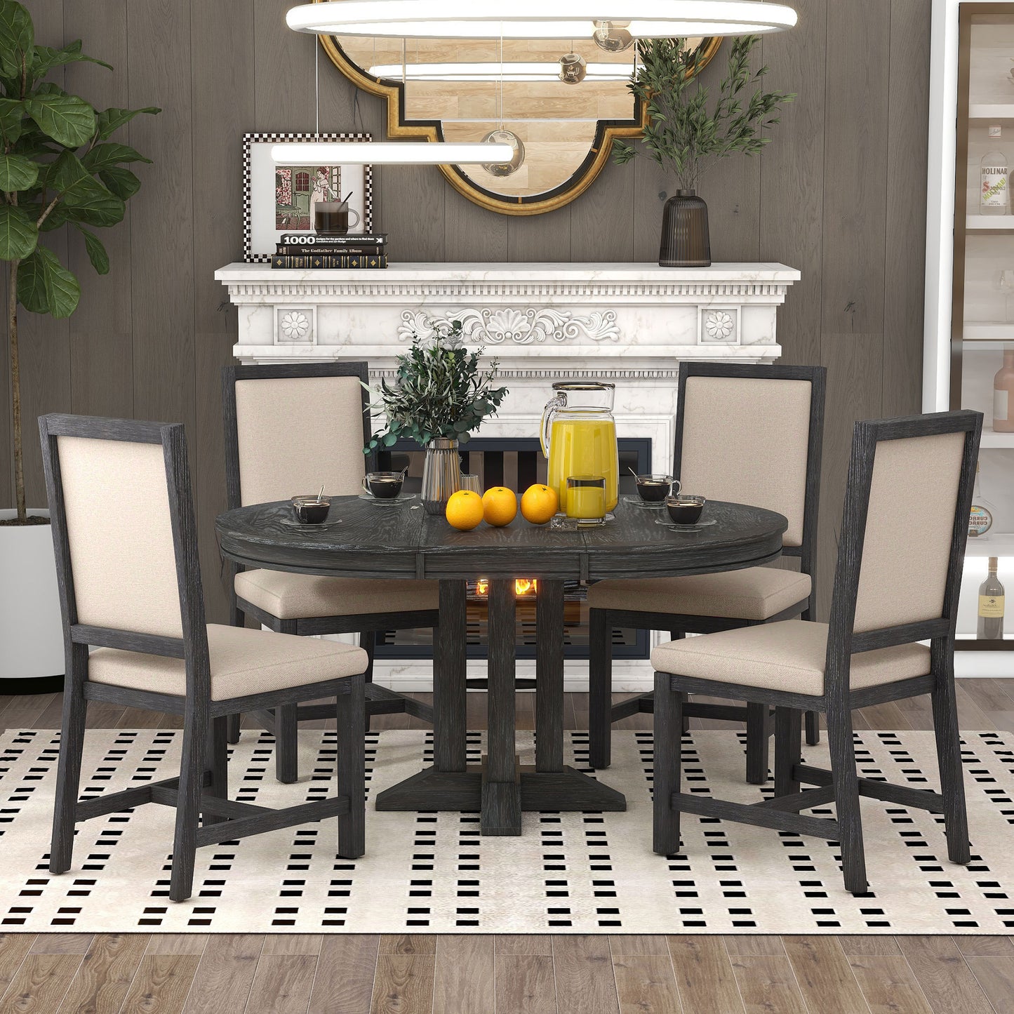 Makena 5 Piece Dining Table Set