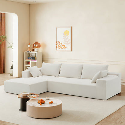 Oscar Cream 2 Piece Modular Sectional