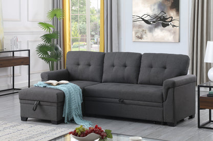 Lucca Linen Sectional Sofa