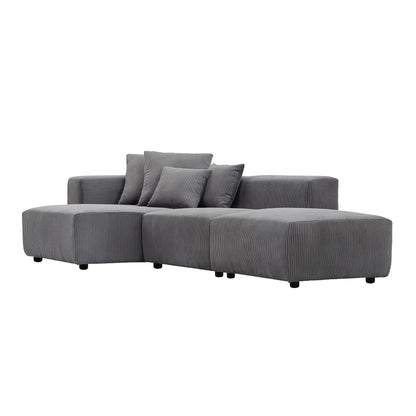 Audrey Corduroy Sectional Sofa