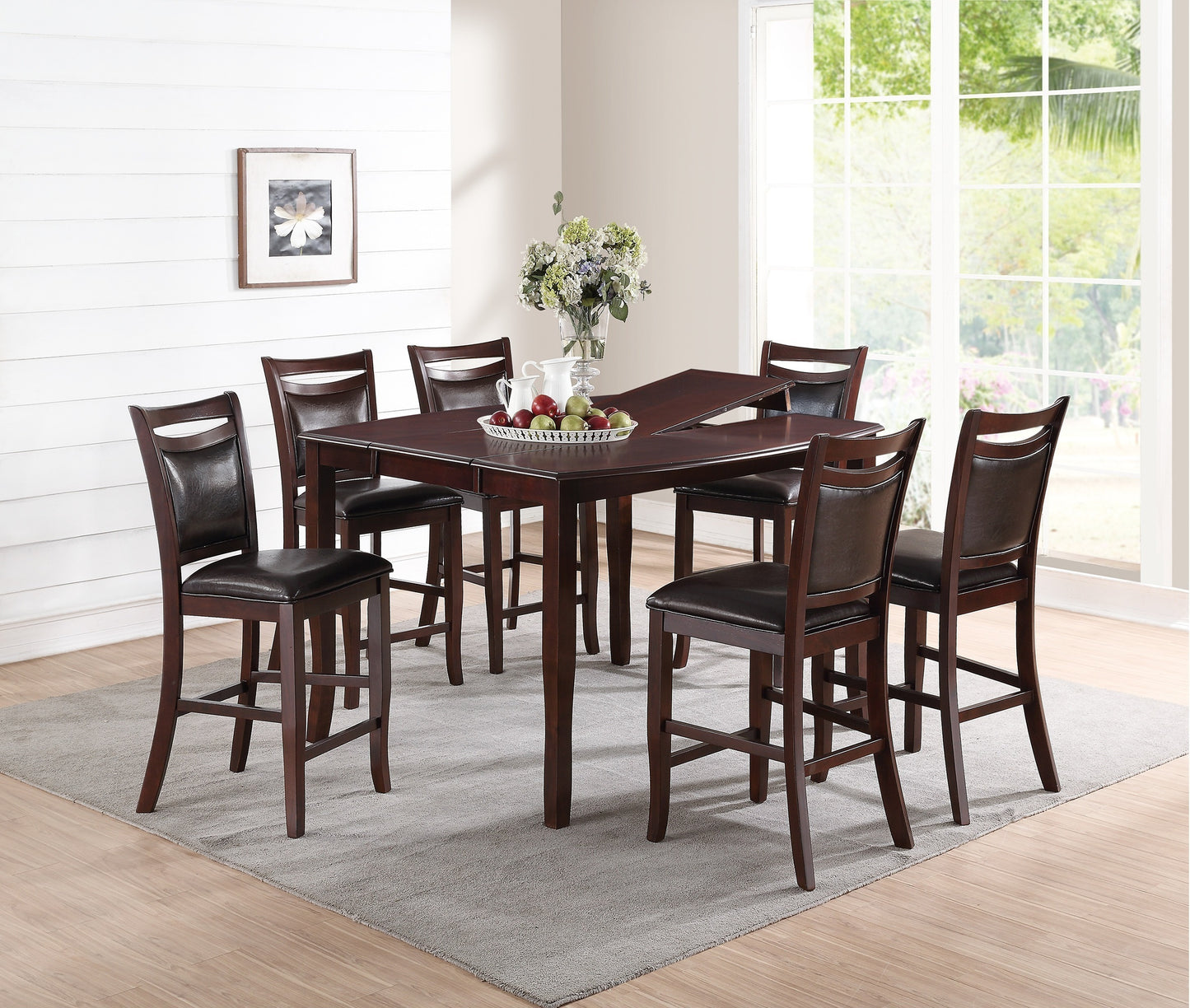 Colby 7-Piece Counter Height Dining Table