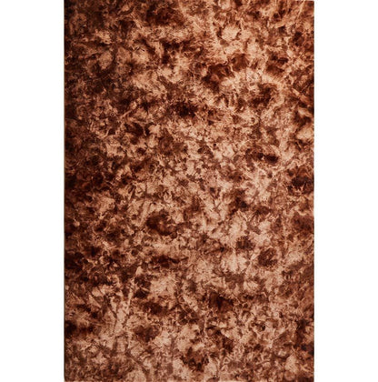 Lily Chinchilla Faux Fur Area Rug 7.5X5 (brown)